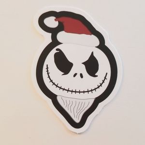 10/$10 Jack Skellington Santa Sticker